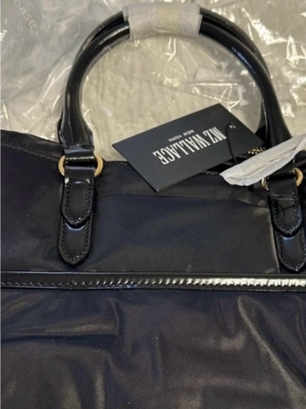 MZ Wallace Black Small Chelsea Top Handle Tote Crossbody New With Tags